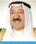  ??  ?? HH the Amir Sheikh Sabah Al-Ahmad Al-Jaber Al-Sabah