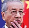  ??  ?? Mahathir Mohamad