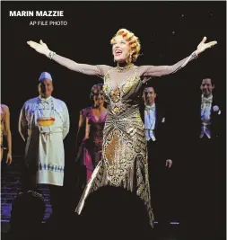  ?? AP FILE PHOTO ?? MARIN MAZZIE