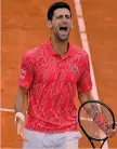  ??  ?? Numero 1 Novak Djokovic, 33 anni ca,