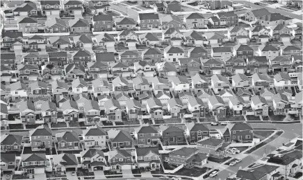  ?? [THE ASSOCIATED PRESS FILE PHOTO] ?? President Donald Trump is hoping to attract votes from residents in suburbs like this one of Salt Lake City. But changing demographi­cs in the suburbs may present a major obstacle.