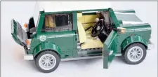  ??  ?? Lego Creator’s latest treasure, the Mini Cooper puzzle