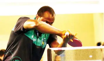  ??  ?? Quadri and compatriot, Abiodun are said to be closed to qualifying for the semifinal of the European Table Tennis Union organised Champions League, as the first Africans.