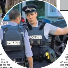  ?? Pictures / Sam Sword ?? Armed police on the scene in South Auckland last night.