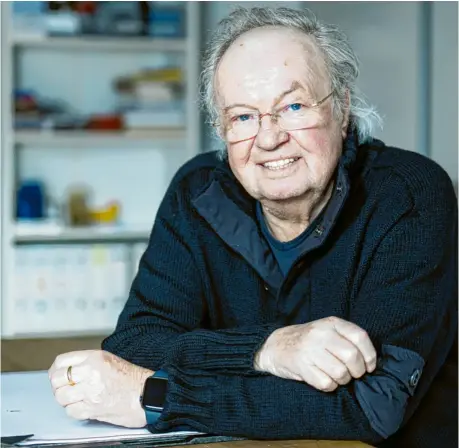  ?? Foto: Lennart Preiss, dpa ?? „Jetzt gehe ich es ruhiger an“: Franz Xaver Bogner wird am kommenden Montag 75 Jahre alt.