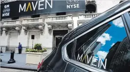  ?? TODD PLITT
MAVEN ?? Maven, General Motors’ mobility brand, offers three types of rental services specific to certain cities.