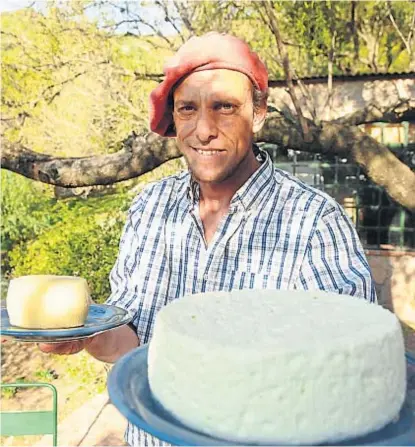  ?? (JAVIER FERREYRA) ?? El origen. En Los Cocos, Agustín Spina comenzó a criar ovejas y la leche que producía lo inspiró a hacer quesos.