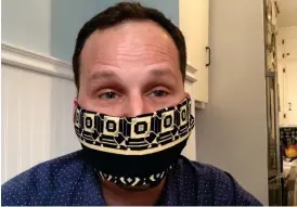  ??  ?? NDP leader and physician Ryan Meili offered tips and tricks on how to make your own cloth facemask after the WHO threw it’s support behind homemade masks.