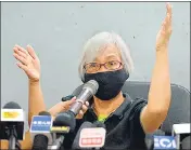  ?? AFP ?? Pro-democracy protester Alexandra Wong in Hong Kong.