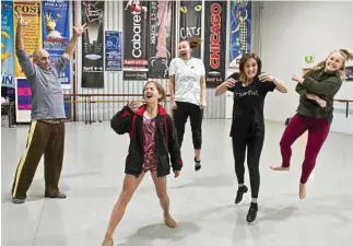  ?? Photo: Nev Madsen ?? COLLABORAT­IVE APPROACH: Preparing for the Curious Arts Festival are (from left) Zaimon Vilmanis, Lucy Rose, Elizabeth Vilmanis, Gayle Dixon and Eve Murphy.