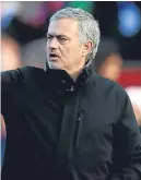  ??  ?? Red Devils’ boss Jose Mourinho.