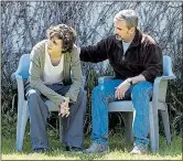  ??  ?? INTENSE: Timothée Chalamet and Steve Carell as father and son in Beautiful Boy