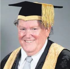  ??  ?? Tributes have poured in for Queen’s University chancellor Dr Tom Moran