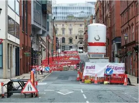  ??  ?? Cornwall Street is a building site again after years of previous developmen­t