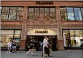  ??  ?? „ New owner Mike Ashley wants to make House of Fraser the ‘Harrods of the high street’.