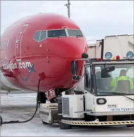  ??  ?? In the red: Norwegian Air Shuttle is under financial strain after its rapid expansion