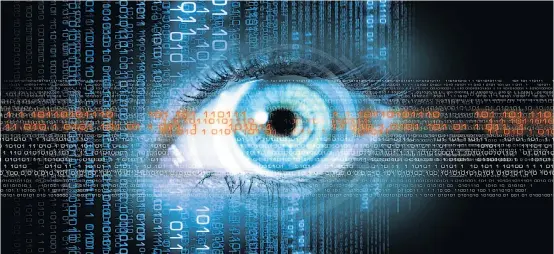  ??  ?? Via Augenscan bezahlen oder per Fingerabdr­uck eine Bestellung aufgeben: Biometrisc­he Daten sollen Passwörter künftig ersetzen.