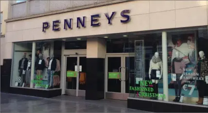  ??  ?? Penneys on West Street opened in November 1984.