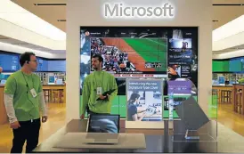  ?? /Reuters ?? Staying Power: Microsoft defied the odds in 2012 when the popular narrative was that technologi­cal advancemen­ts would significan­tly impair its business model.