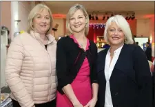  ??  ?? Mary Healy and Breda O’Mahony, Ballycloug­h pictured with Paula Mee who was one of the guest speakers.