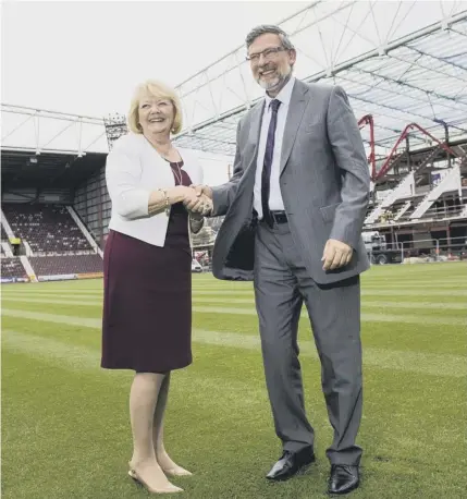  ??  ?? 0 Prospects looked brighter as Ann Budge unveils Craig Levein as Hearts’ manager, but it was destined to go wrong.