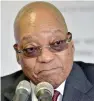  ??  ?? BIG JOB: Jacob Zuma