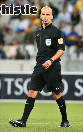  ?? /Gallo Images ?? Referee Victor Gomes has been selected to officiate the 2021 Afcon final in Cameroon tonight.