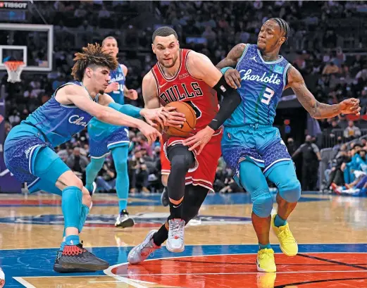  ?? GRANT HALVERSON/GETTY IMAGES ?? Zach LaVine described his knee surgery over the summer as a minor cleanup after dealing with uncertaint­y much of last season.