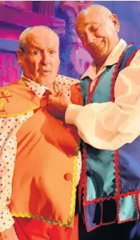  ??  ?? Cannon and Ball will be appearing in panto at Crewe Lyceum Theatre
