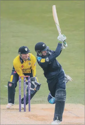  ?? PICTURE: ALEX WHITEHEAD/SWPIX.COM ?? HITTING OUT: Yorkshire’s Peter Handscomb is the leading run-scorer in the Royal London Cup with 407 at an average of 101.75. Gary Ballance’s men play Northants today at Wantage Road.