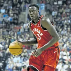  ?? CHRISTOPHE­R KATSAROV/ THE CANADIAN PRESS ?? Raptors forward Pascal Siakam is winning over his coaches and teammates with his “heart, hustle, toughness and persistenc­e.”