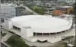  ??  ?? Carmen’s wants to operate the 33-year-old FirstOntar­io Centre, formerly known as Copps Coliseum.