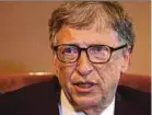  ?? REUTERS PIC ?? Bill Gates says he is investing in the London-based Dementia Discovery Fund from his personal fortune.