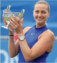  ?? AP ?? Petra Kvitova defeated Ashleigh Barty 4-6, 6-3, 6-2. —