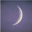  ?? Images Guillaume Souvant, AFP via Getty ?? The first crescent of the moon rises in the sky on Sept. 2 above Tours, France.