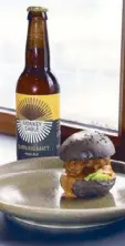  ??  ?? Burning Matt Pale Ale and Radical Wagyu Sliders