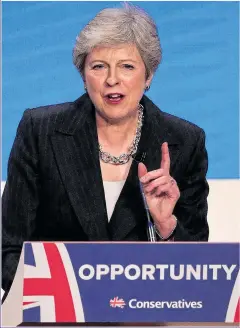  ?? Picture: PA ?? IMPRESSIVE: Theresa May showed a new authority
