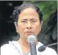  ??  ?? Mamata Banerjee