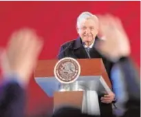  ?? EFE ?? Andrés Manuel López Obrador