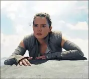  ?? Lucasfilm Ltd. ?? UPHOLDING a “Star Wars” tradition, “Jedi” prevailed over the holiday weekend. Above: Daisy Ridley.