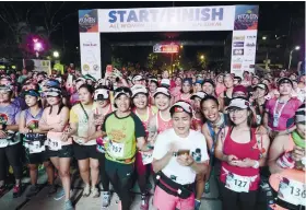  ?? SUNSTAR FILE ?? GIRL POWER. The highly-anticipate­d All Women Ultra Marathon will limit its participan­ts to 300 next year.