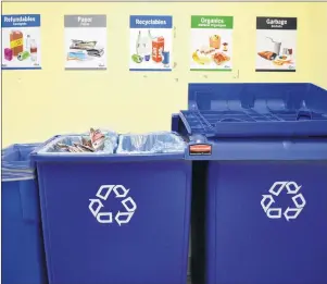  ?? NIKKI SULLIVAN/CAPE BRETON POST ?? CBRM solid waste officials want people to know they should still recycle all their plastics and not put them in the garbage.