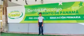  ?? ?? Es estudiante del sexto grado de la escuela Corinto de Panamá.