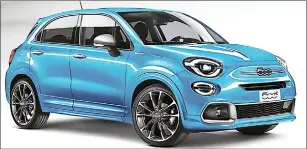  ?? ?? The updated Fiat 500X that was launched in South Africa this week.