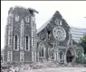  ?? PHOTO: MATTHEW HAGGART ?? Christchur­ch Cathedral after the quake.