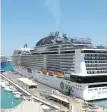  ??  ?? Rechazo.
Jamaica y las Islas Caimán denegaron al crucero MSC
Meraviglia el permiso para atracar.