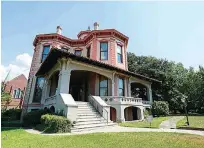  ?? Gazettte file photo ?? This Saturday provides two chances to tour the Ace of Clubs House and also to meet the home’s last occupant, Olivia Smith Moore, as played by Burgandy Farris of the Texarkana Museums System.