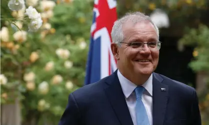  ?? Photograph: Luke MacGregor/EPA ?? The Australian prime minister, Scott Morrison. Having repealed the carbon price in 2014, the impact of carbon pricing on Australian exporters will instead be determined in Brussels and Washington.