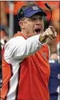  ??  ?? Auburn finished 8-5 last year as the offense struggled under coach Gus Malzahn.