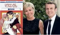  ??  ?? La romance entre Emmanuel et Brigitte Macron, bientôt adaptée en manga au Japon, d’après le journal en ligne « The Akami Shimbun ».